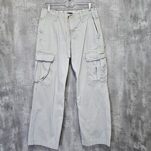 90s Y2K Kirra 29x29 Khaki Cargo Pants Beige‎ Baggy Grunge Distressed Skater